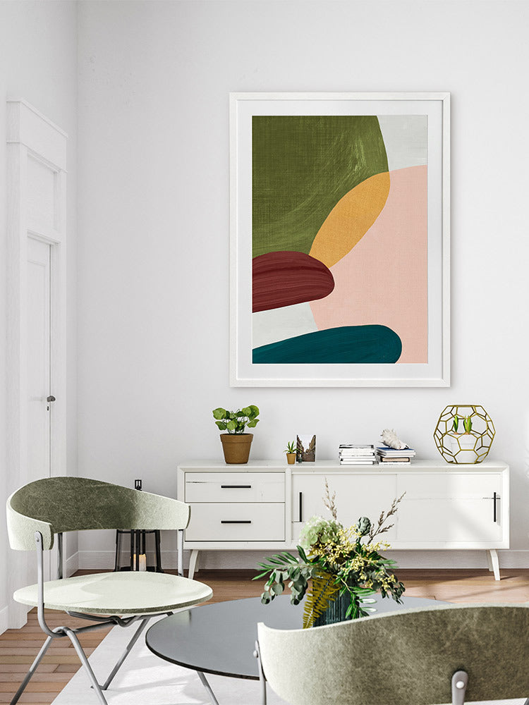 Shifting Shapes I Framed Art Print