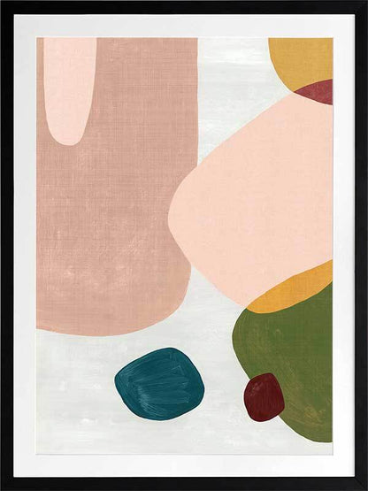 Shifting Shapes II Framed Art Print