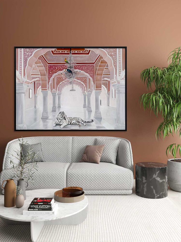 The Queen's Court Framed Art Print | Lifestyle
