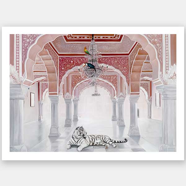 The Queen's Court Unframed Art Print