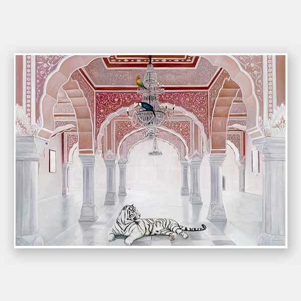 The Queen's Court Unframed Art Print