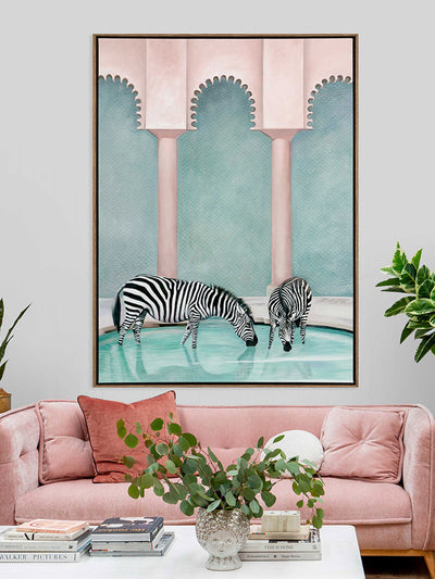 Office Gossip Canvas Art Print | Lifestyle