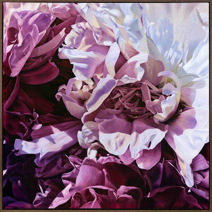 Mauve On Canvas Art Print