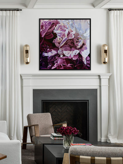 Mauve On Canvas Art Print | Lifestyle