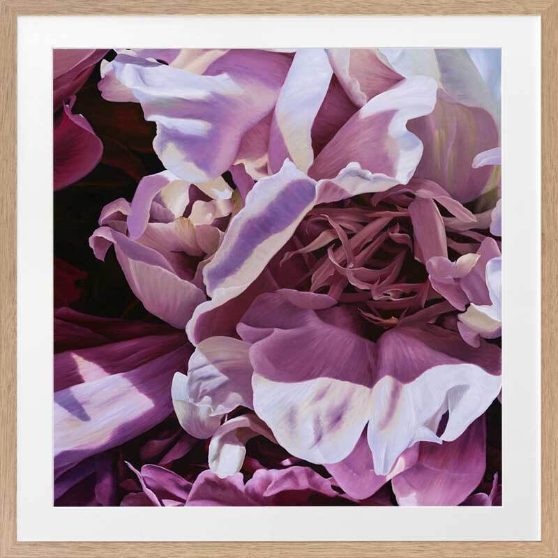 Mauve On Framed Art Print