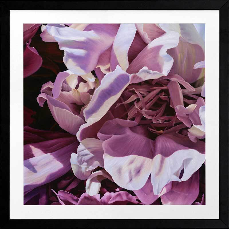 Mauve On Framed Art Print