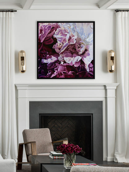 Mauve On Framed Art Print