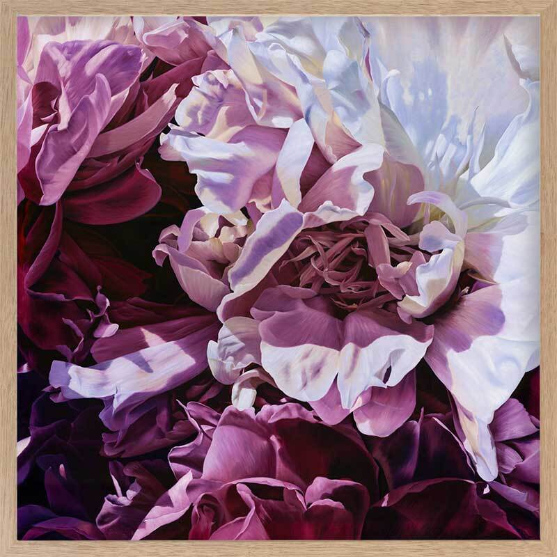 Mauve On Framed Art Print