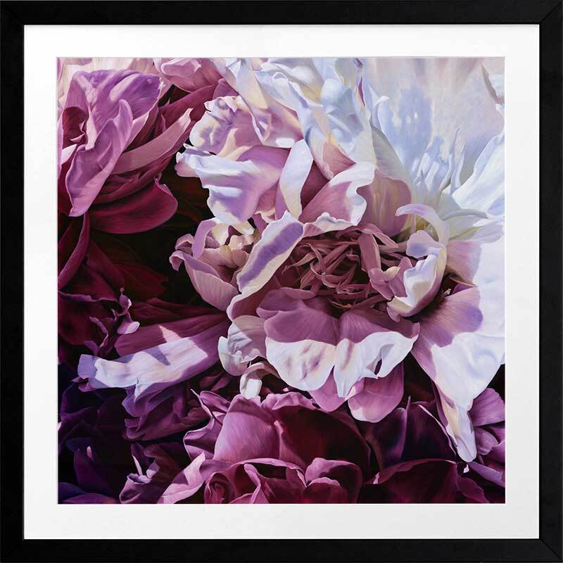 Mauve On Framed Art Print