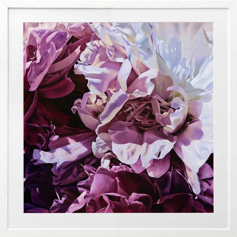 Mauve On Framed Art Print