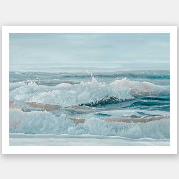 Pebbly Beach Unframed Art Print