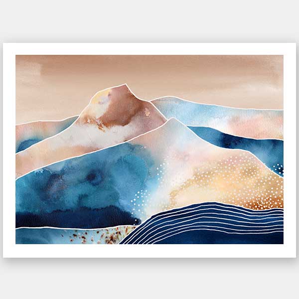 Magic Mountain Unframed Art Print