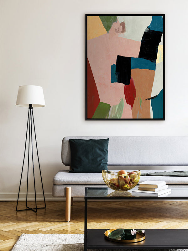 Statement Stripes II Canvas Art Print | Lifestyle