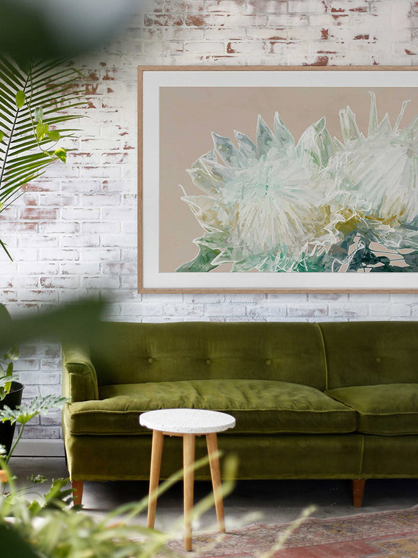 Grand Optimist Framed Art Print | Lifestyle