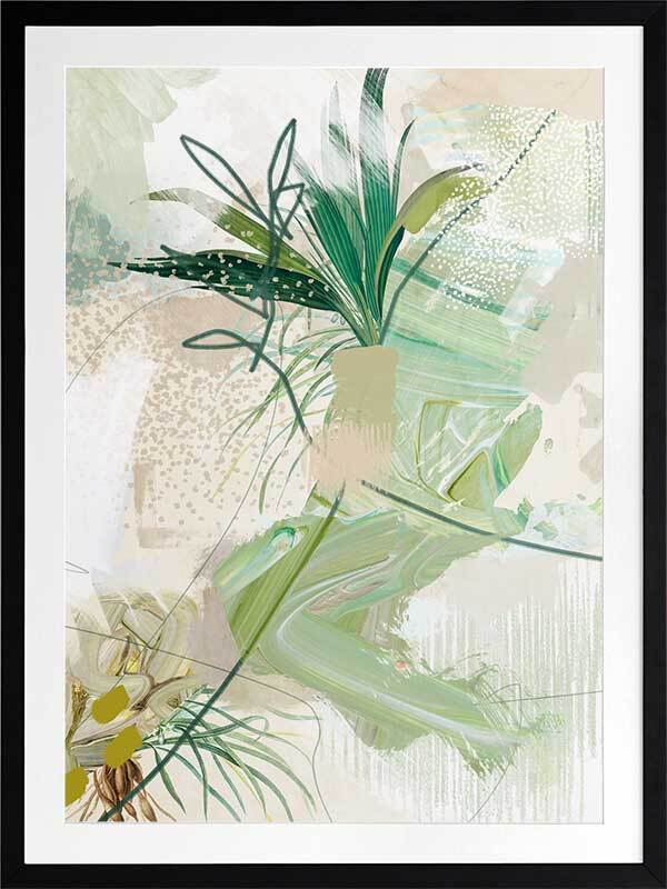 Leafy Greens Framed Art Print