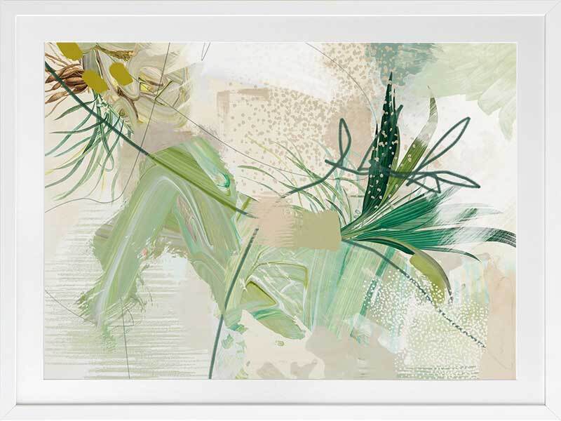 Leafy Greens Framed Art Print