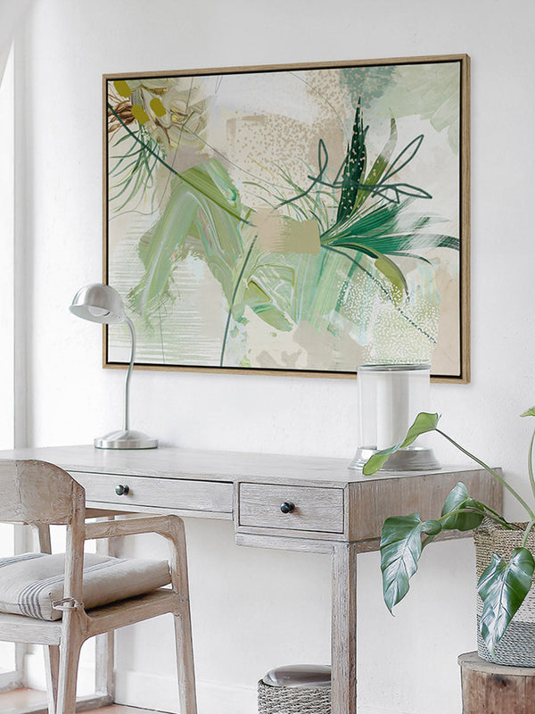 Leafy Greens Canvas Art Print | Lifestyle