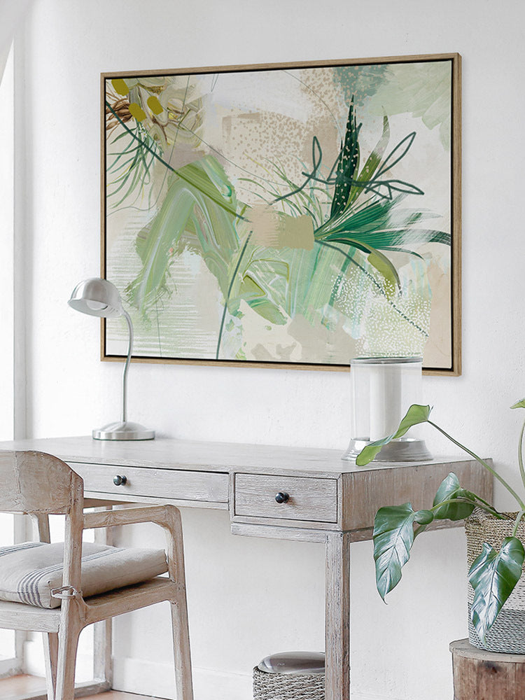 Leafy Greens Canvas Art Print | Lifestyle