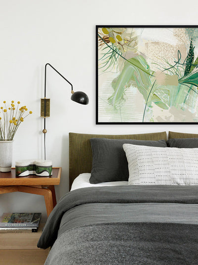 Leafy Greens Framed Art Print | Lifestyle