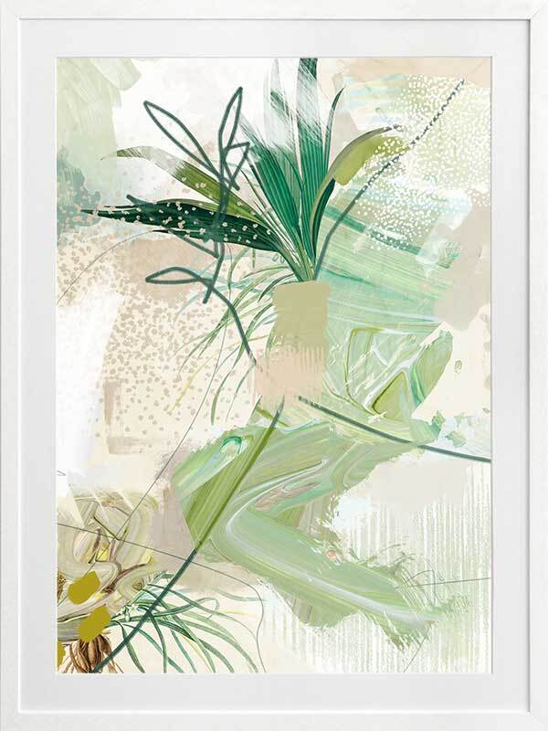 Leafy Greens Framed Art Print