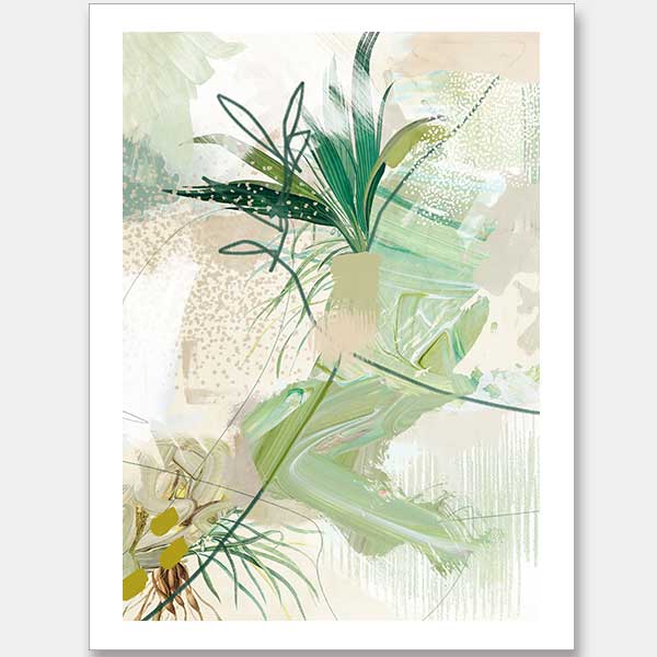 Leafy Greens Unframed Art Print