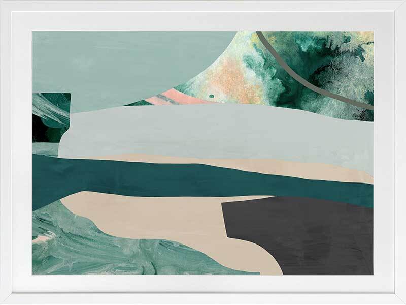 Deep Dive I Framed Art Print