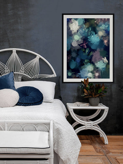 Forget Me Not Framed Art Print | Lifestyle