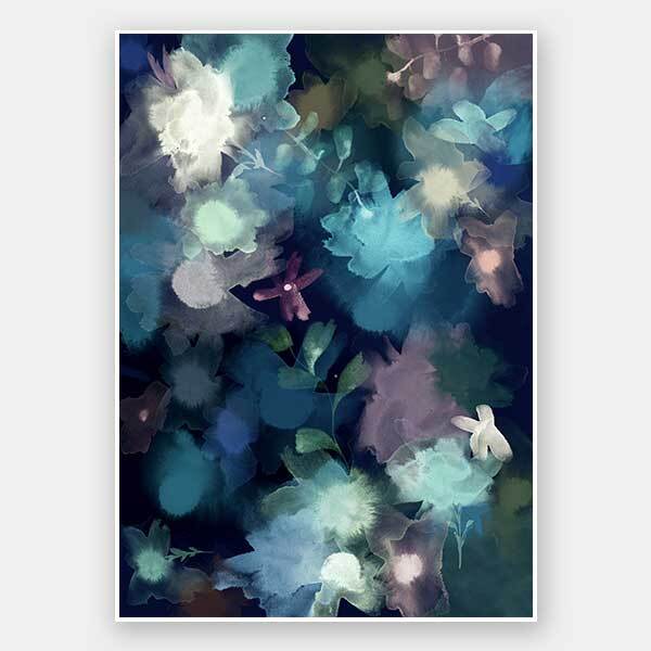 Forget Me Not Unframed Art Print