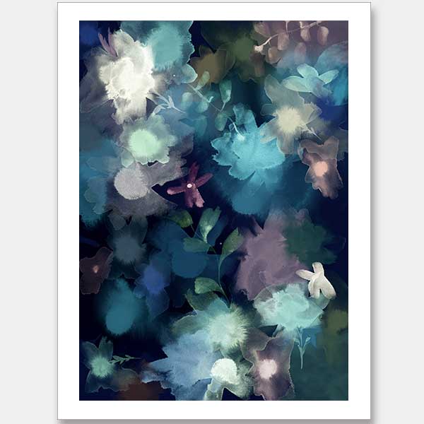 Forget Me Not Unframed Art Print