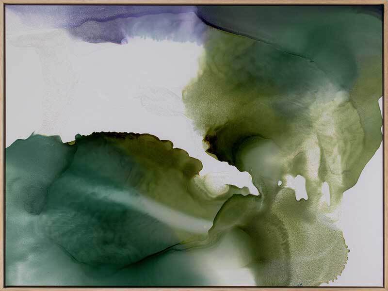 Green Glacier I Canvas Art Print