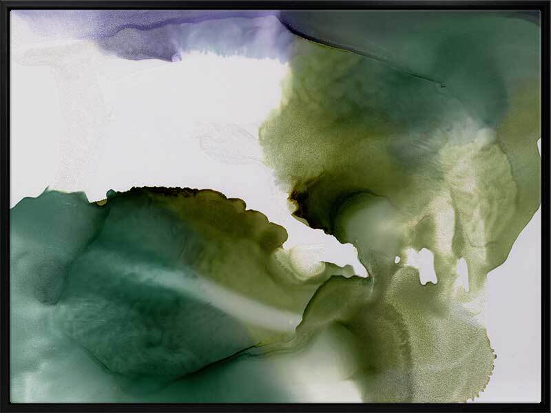 Green Glacier I Canvas Art Print