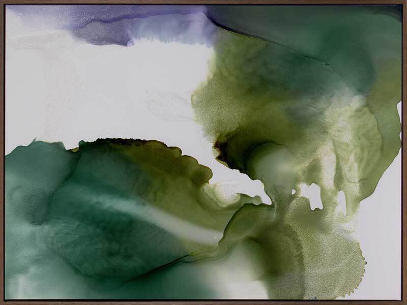 Green Glacier I Canvas Art Print