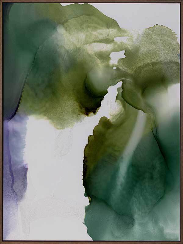 Green Glacier I Canvas Art Print