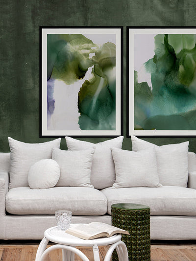 Green Glacier I Framed Art Print | Lifestyle
