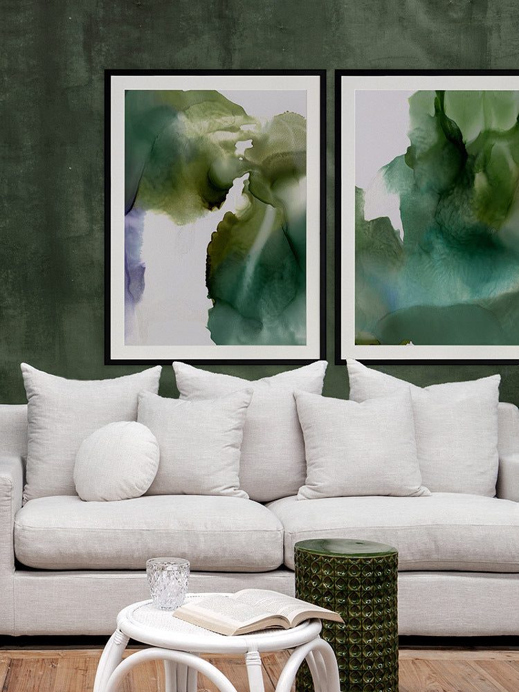 Green Glacier I Framed Art Print | Lifestyle
