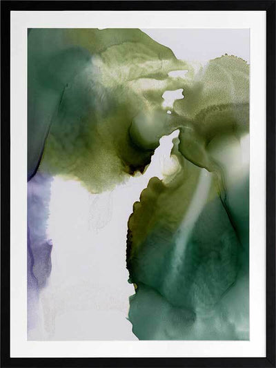 Green Glacier I Framed Art Print