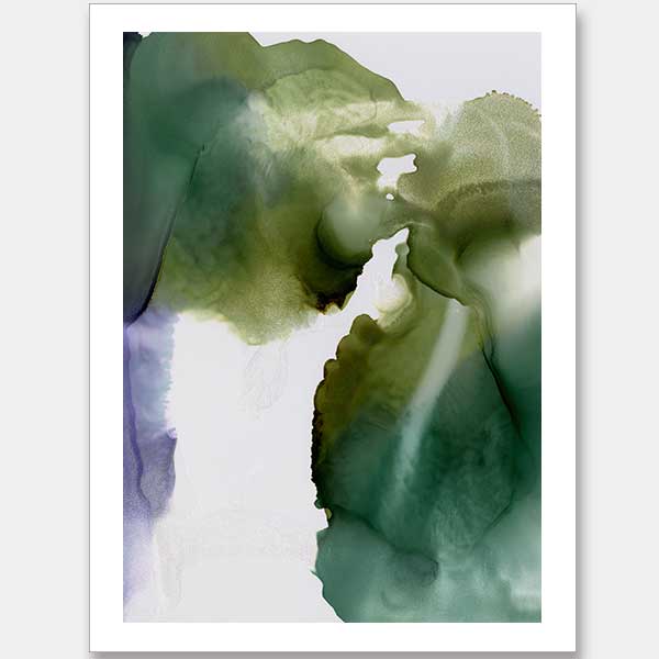 Green Glacier I Unframed Art Print