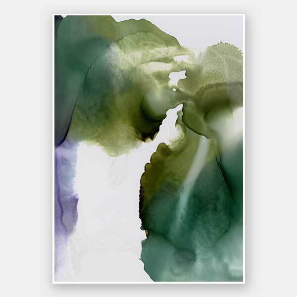 Green Glacier I Unframed Art Print