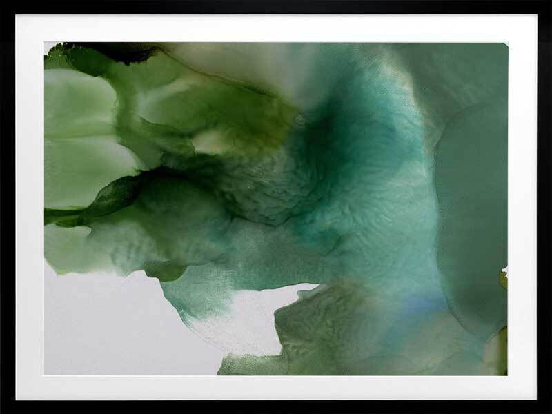 Green Glacier II Framed Art Print