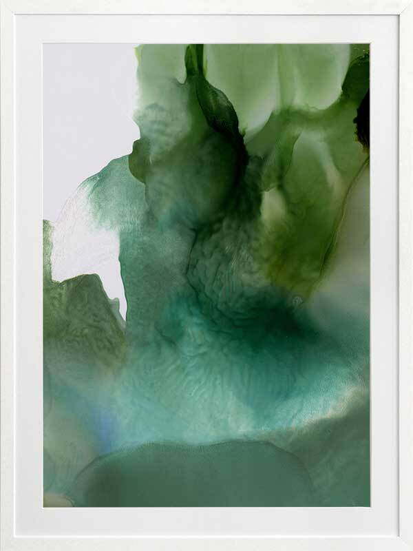 Green Glacier II Framed Art Print