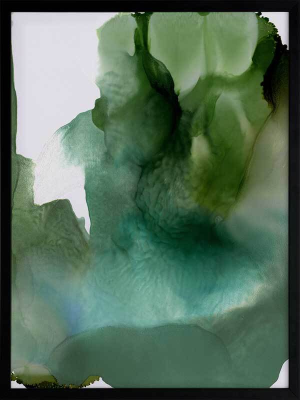 Green Glacier II Framed Art Print