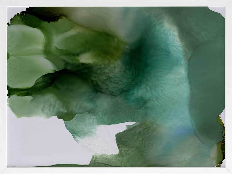 Green Glacier II Framed Art Print