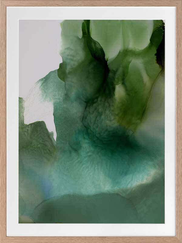 Green Glacier II Framed Art Print