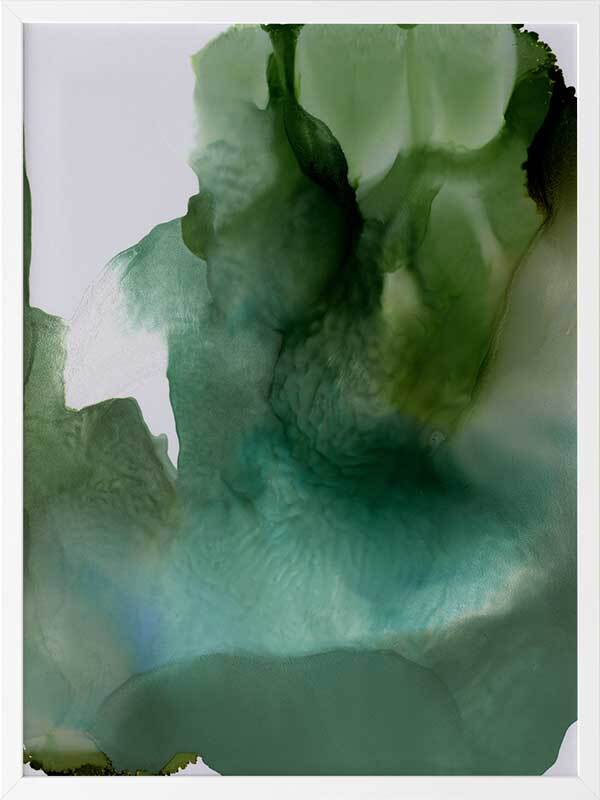 Green Glacier II Framed Art Print