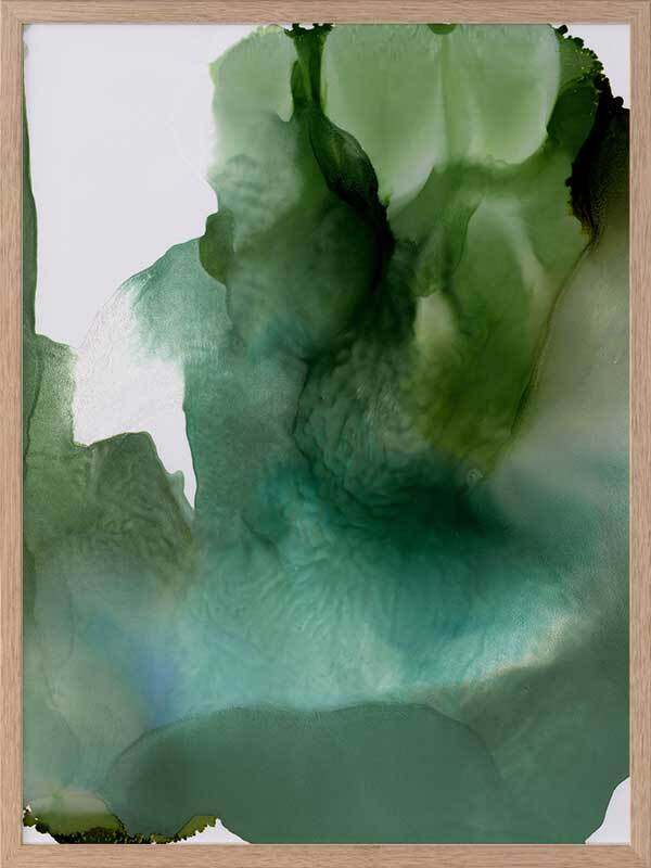 Green Glacier II Framed Art Print