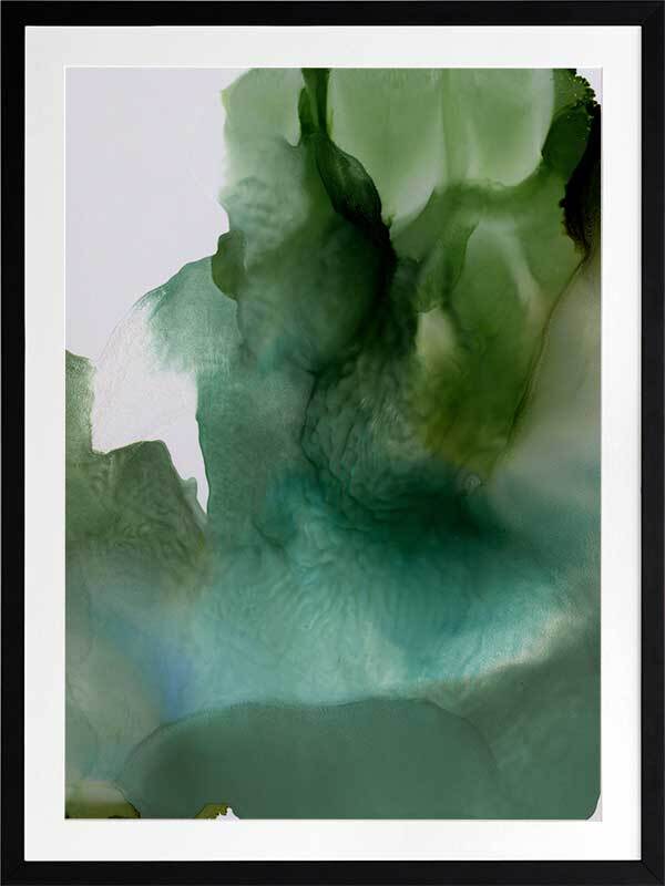 Green Glacier II Framed Art Print