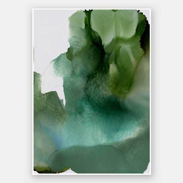 Green Glacier II Unframed Art Print