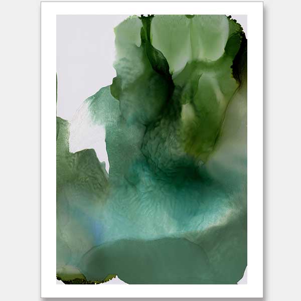 Green Glacier II Unframed Art Print