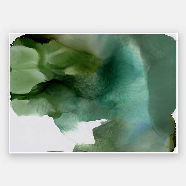 Green Glacier II Unframed Art Print