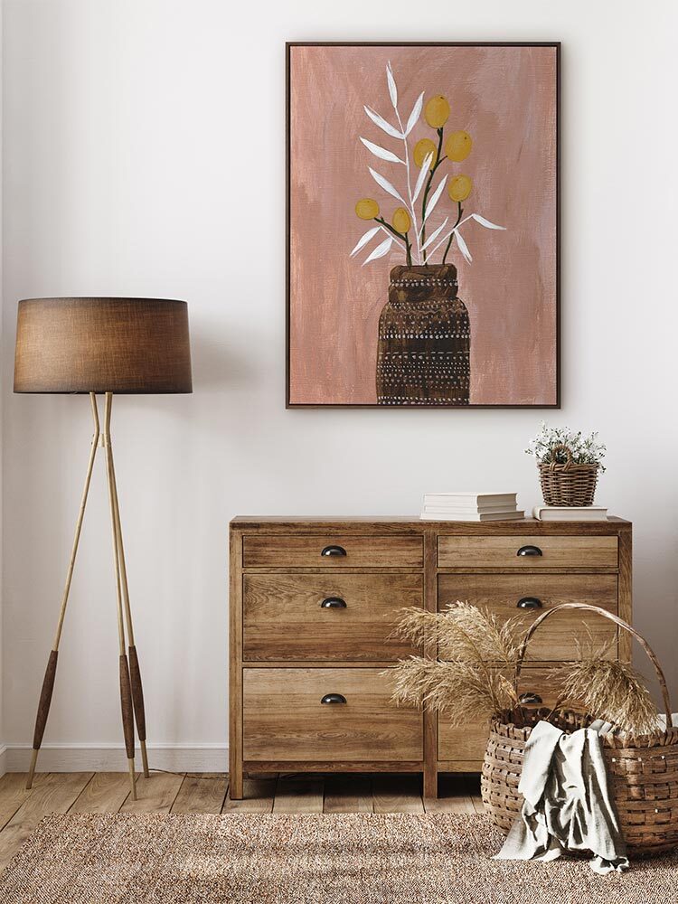 Teacup Topiary I Canvas Art Print | Lifestyle